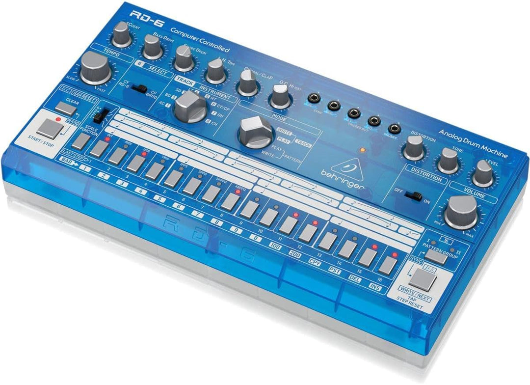 Behringer RD-6-BB Blueberry RHYTHM DESIGNER RD-6 Single, Blueberry RHYTHM DESIGNER RD-6 Single