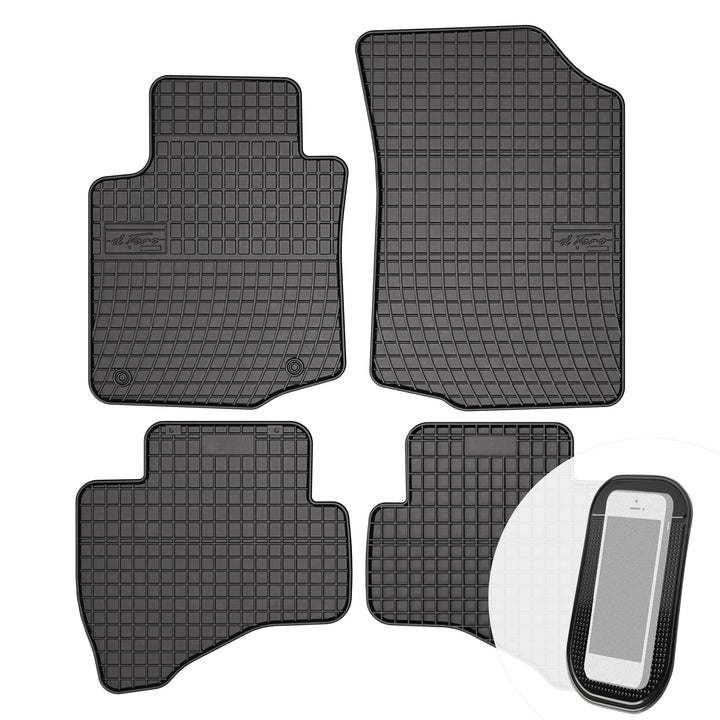 Gummimatten Auto Fussmatten Gummi Automatten Passgenau 4-teilig Set - passend für Citroen C1 Toyota