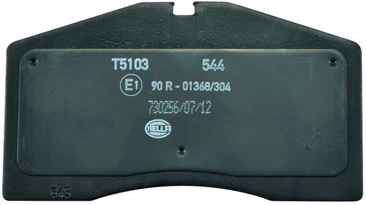 HELLA PAGID 8DB 355 018-301 Bremsbelagsatz - T5103 - Dicke/Stärke: 17.5mm - Bremssystem: Brembo - fü