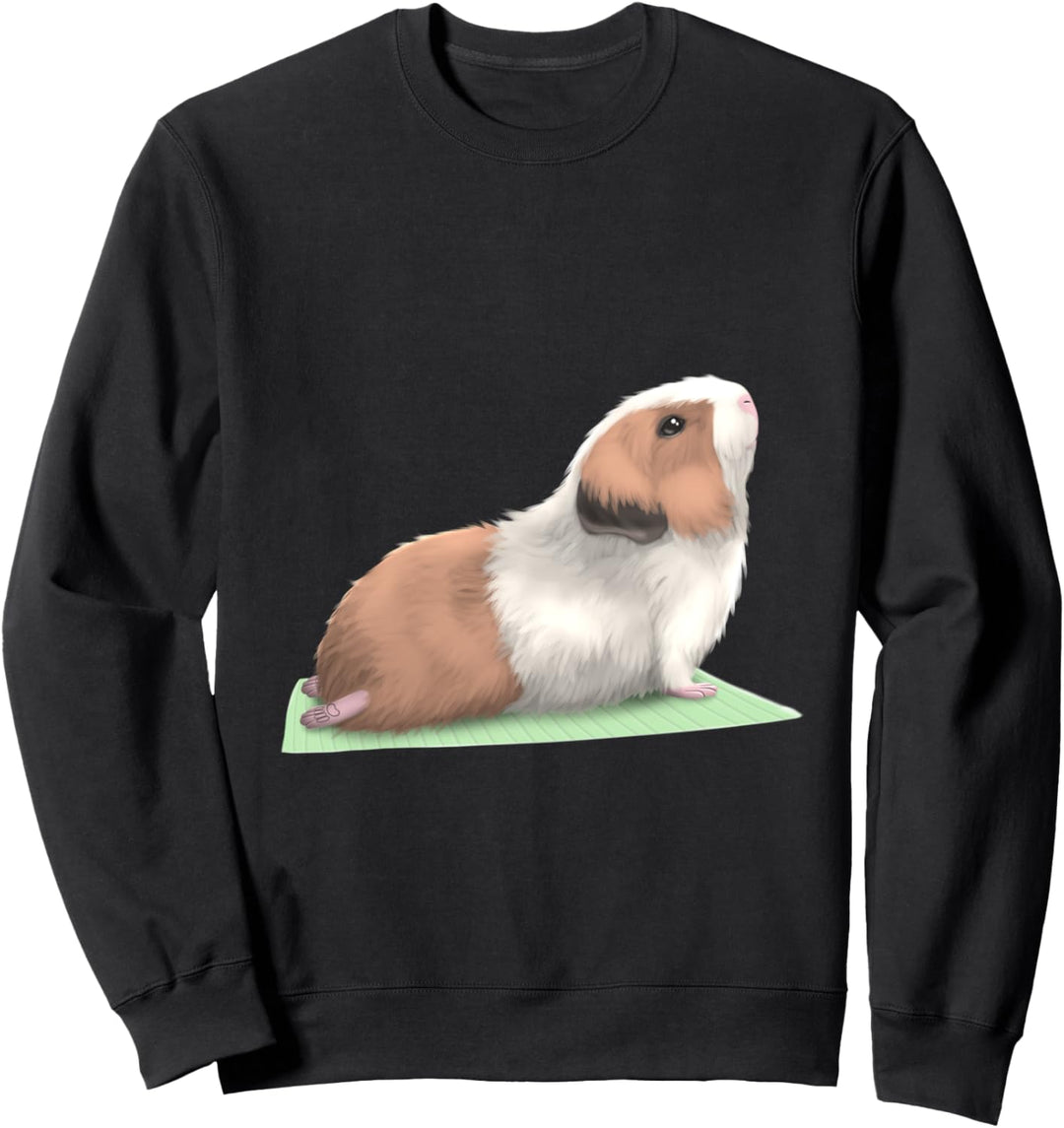 Guinea Pig Yoga Pose Meditation Zen Workout Exercise Sweatshirt