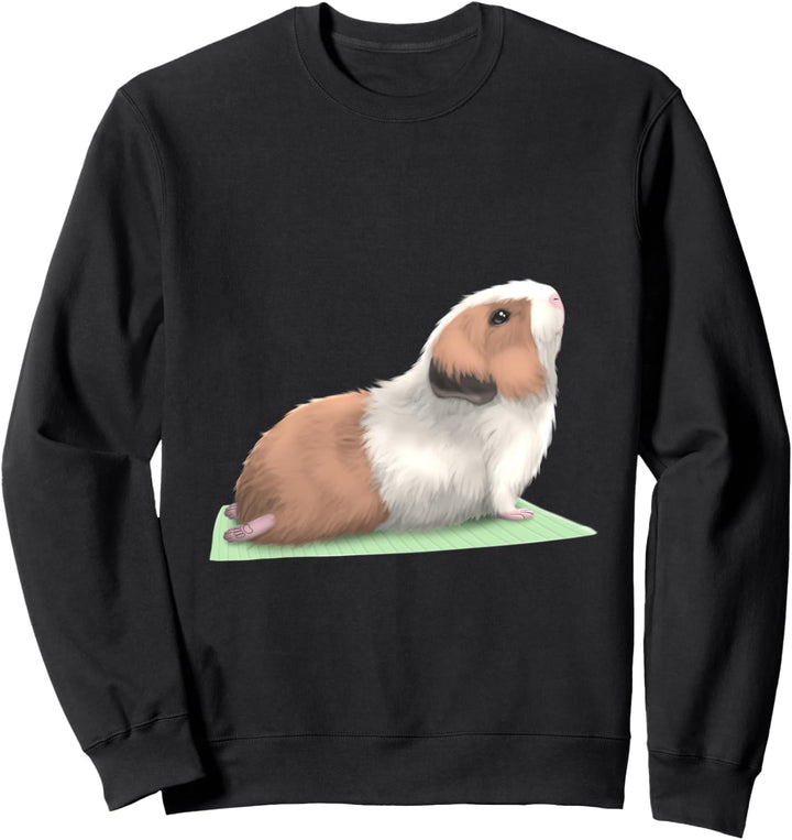 Guinea Pig Yoga Pose Meditation Zen Workout Exercise Sweatshirt