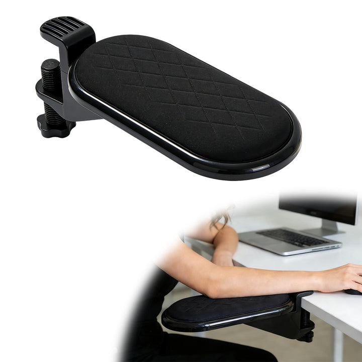 Armauflage Schreibtisch,180° Verstellbare Computer-Armlehne, Schreibtischverlängerung mit Maus-Armle