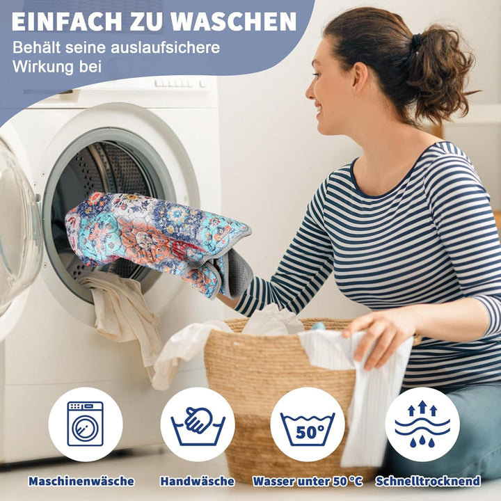 Welpen Unterlagen Waschbar, 2 Stück PIPI Matten für Hunde, Schnell Saugfähige Wiederverwendbare Inko
