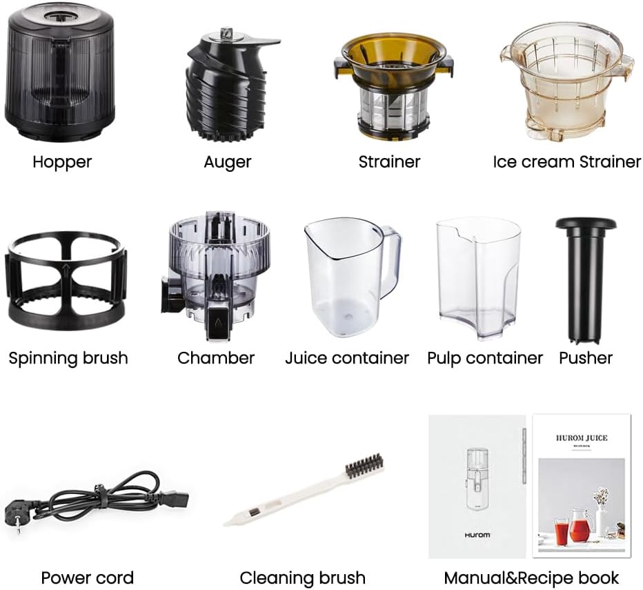 Hurom H70ST Neuer Slow Juicer | Elektrische Kaltpresse | Entsafter für Gemüse &amp; Obst | 1.8L Kapazitä