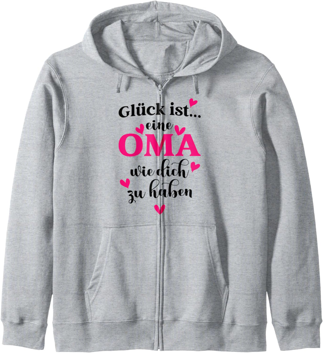 Oma Grafik mit Spruch Geschenk von Enkel für Beste Oma Mutte Kapuzenjacke