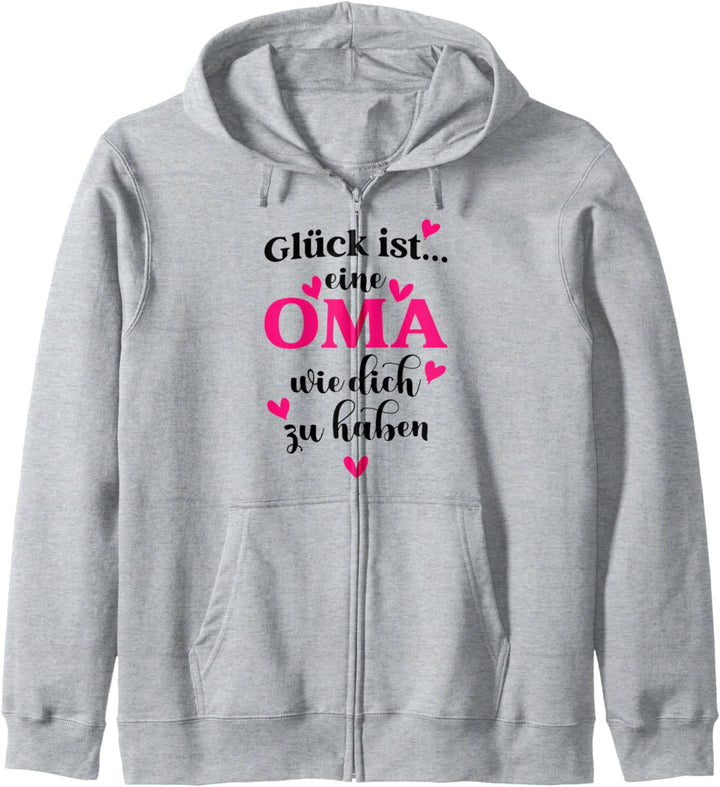 Oma Grafik mit Spruch Geschenk von Enkel für Beste Oma Mutte Kapuzenjacke