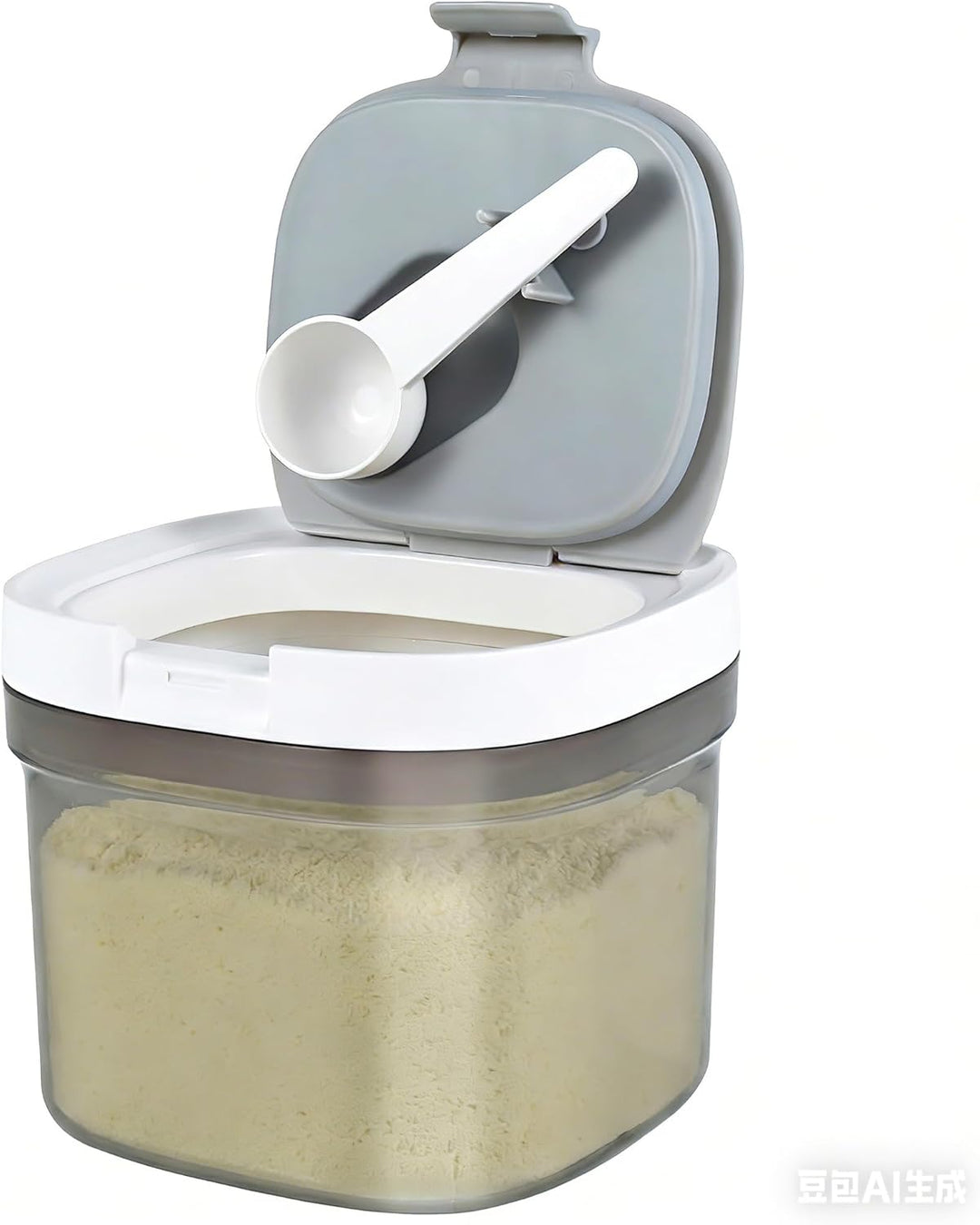 800ml Kaffeedose,Kunststoff Lebensmittel Lagerung Container mit luftdichten Deckel und Löffel,Dauerh
