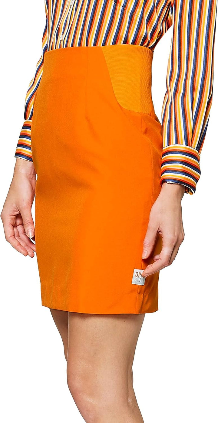 OppoSuits - Verrückter Anzug mit lustigen Prints für Damen - Komplettes Set: Jacke und Rock 32-34 Fo