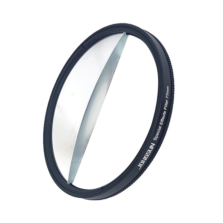 JONGSUN Split Dioptrien Prisma Spezialeffektfilter 77mm FX Glass Glare Widescreen Film Anamorphotisc