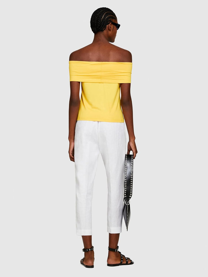 SISLEY Damen Pants 36 White 101, 36 White 101