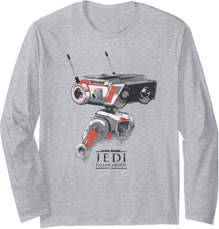 Star Wars Jedi Fallen Order BD-1 Distressed Langarmshirt