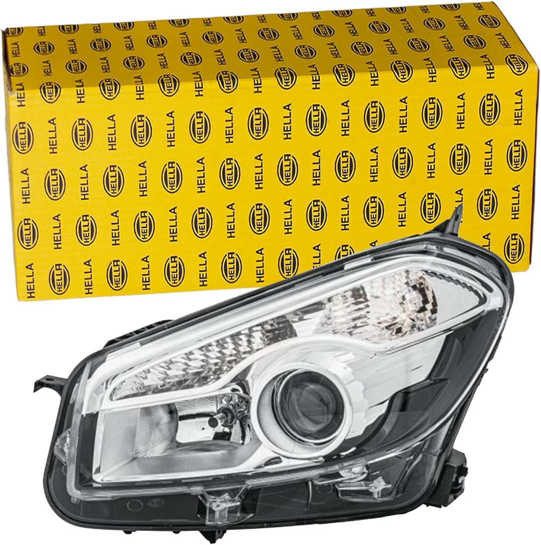HELLA 1EL 010 335-051 DE/Halogen-Hauptscheinwerfer - links - für u.a. Nissan Qashqai I (J10, NJ10, J
