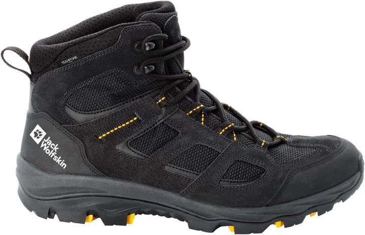 Jack Wolfskin Men's Vojo 3 Texapore Mid M Outdoor Shoes 39.5 EU Black Burly Yellow Xt 2023, 39.5 EU