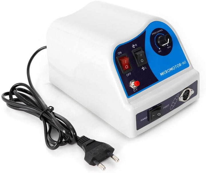 Professionelles Mikromotor Poliergerät, Handstück, Kontrolleinheit, 45K U/min, 2.35mm - Perfekt für