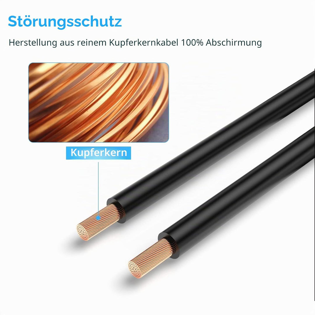 Cocar 16FT 5M Auto Video-Verlängerungskabel 4-Pin Luftfahrtwasserdichtes Shockproof für CCTV Rückfah