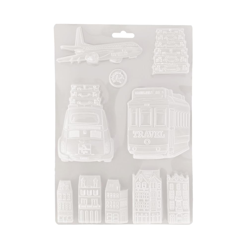 Stamperia - Soft Mould A4 for Scrapbooks, Albums, Bullet Journals and More, Suitable for Soft Clay,