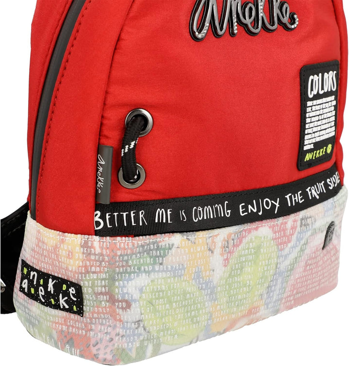 Mochila Anekke Nature Colors / Fun & Music 185 Rojo