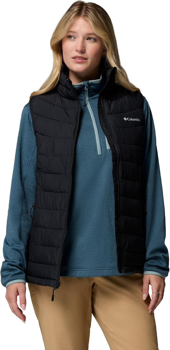 Columbia Powder Lite Vest, Steppweste für Damen, Schwarz