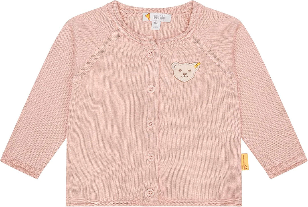 Steiff Baby-Mädchen Strickjacke Leichte Baumwolljacke