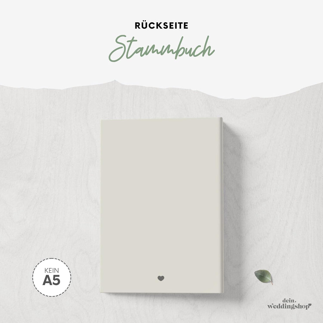 Stammbuch der Familie - Familienstammbuch Hochzeit Standesamt - Lovebirds - Hardcover (16x21cm, PERS