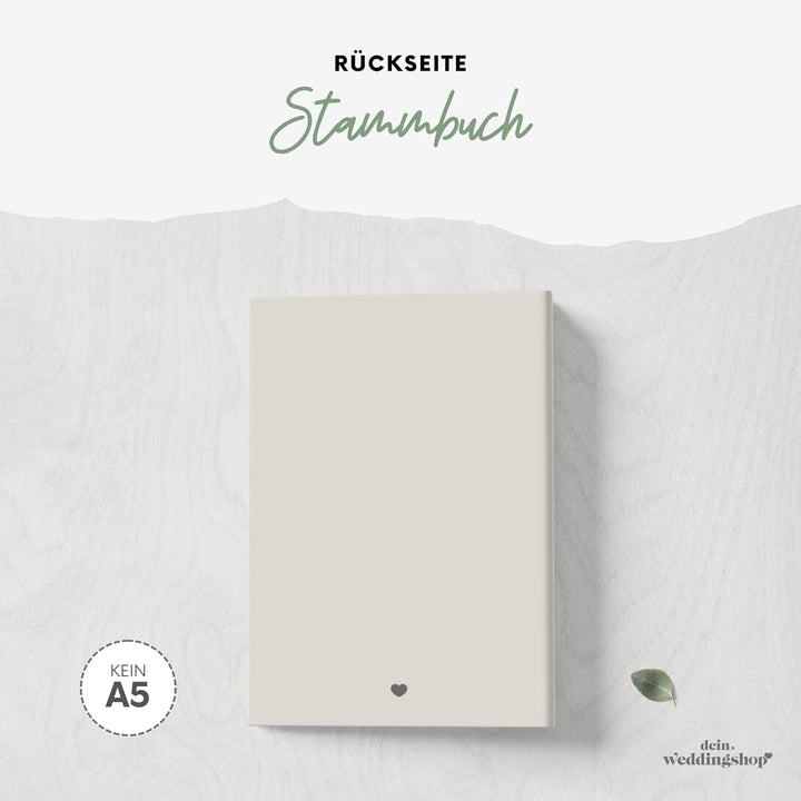 Stammbuch der Familie - Familienstammbuch Hochzeit Standesamt - Lovebirds - Hardcover (16x21cm, PERS