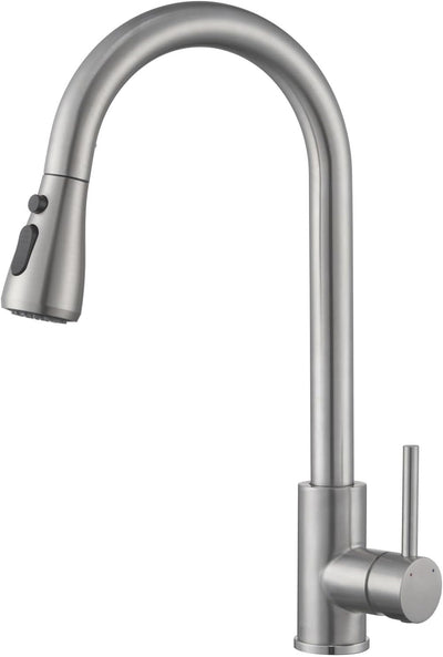 Ulytid Wasserhahn Küche Ausziehbar, Hochdruck Küchenarmatur mit Brause Ausziehbar 3 Modus, Mischbatt