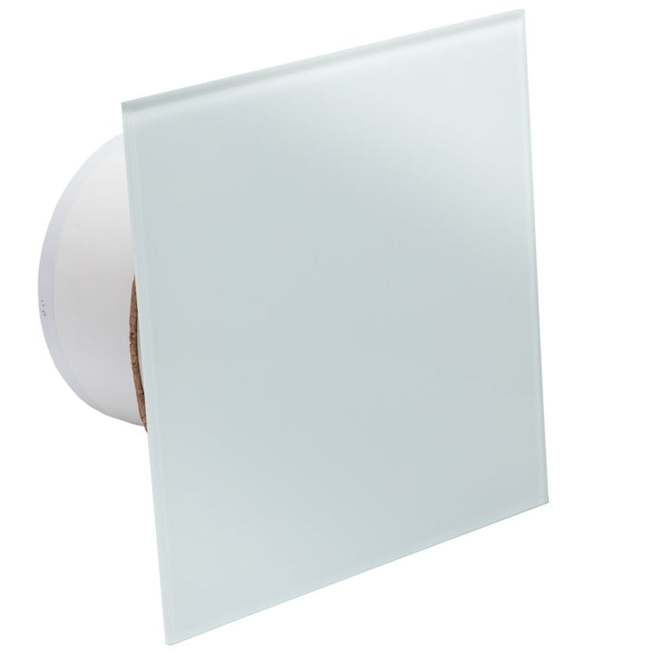 Ventilator Lüfter Badlüfter Mit integrierte Rückschlagklappe Glasfront stark 105 m³/h sehr leise 39