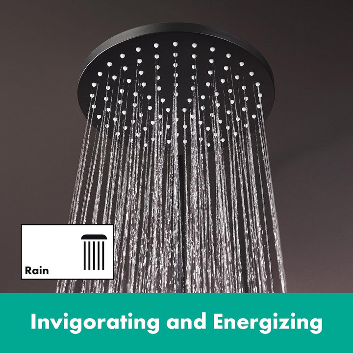 hansgrohe Vernis Blend - Kopfbrause, runde Duschbrause (⌀ 205 mm), Regendusche mit 1 Strahlart für W