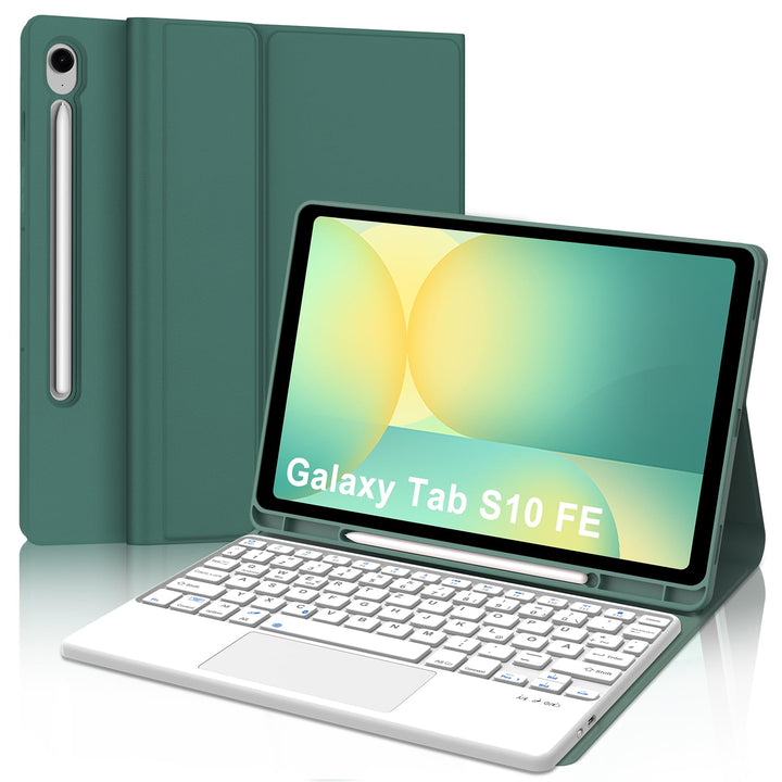 Tastatur für Samsung Galaxy Tab S9FE/S10FE 10.9", Hülle Tastatur Galaxy Tab S9/S10FE 2025 con Touchp