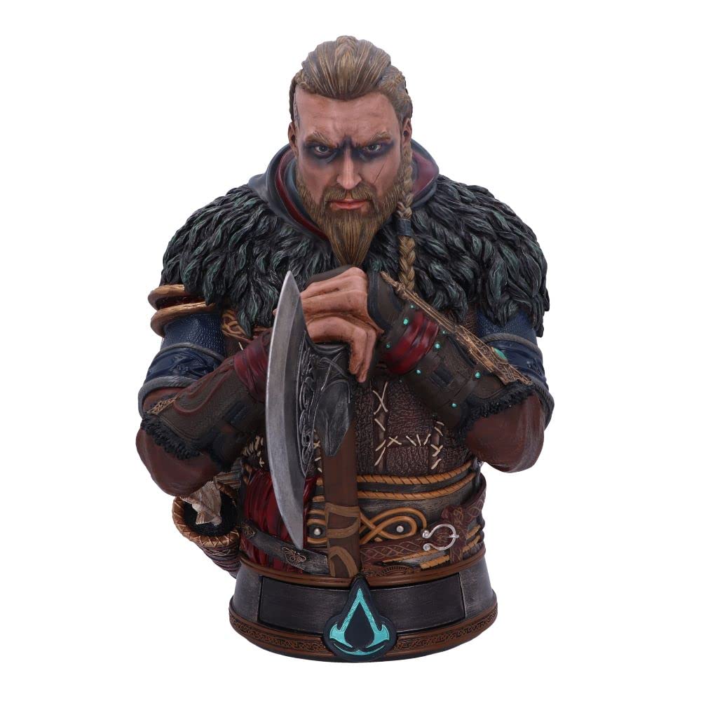 Nemesis Now Offiziell lizenzierte Assassin's Creed Valhalla Eivor Büste, Mehrfarbig, 32 cm, Harz