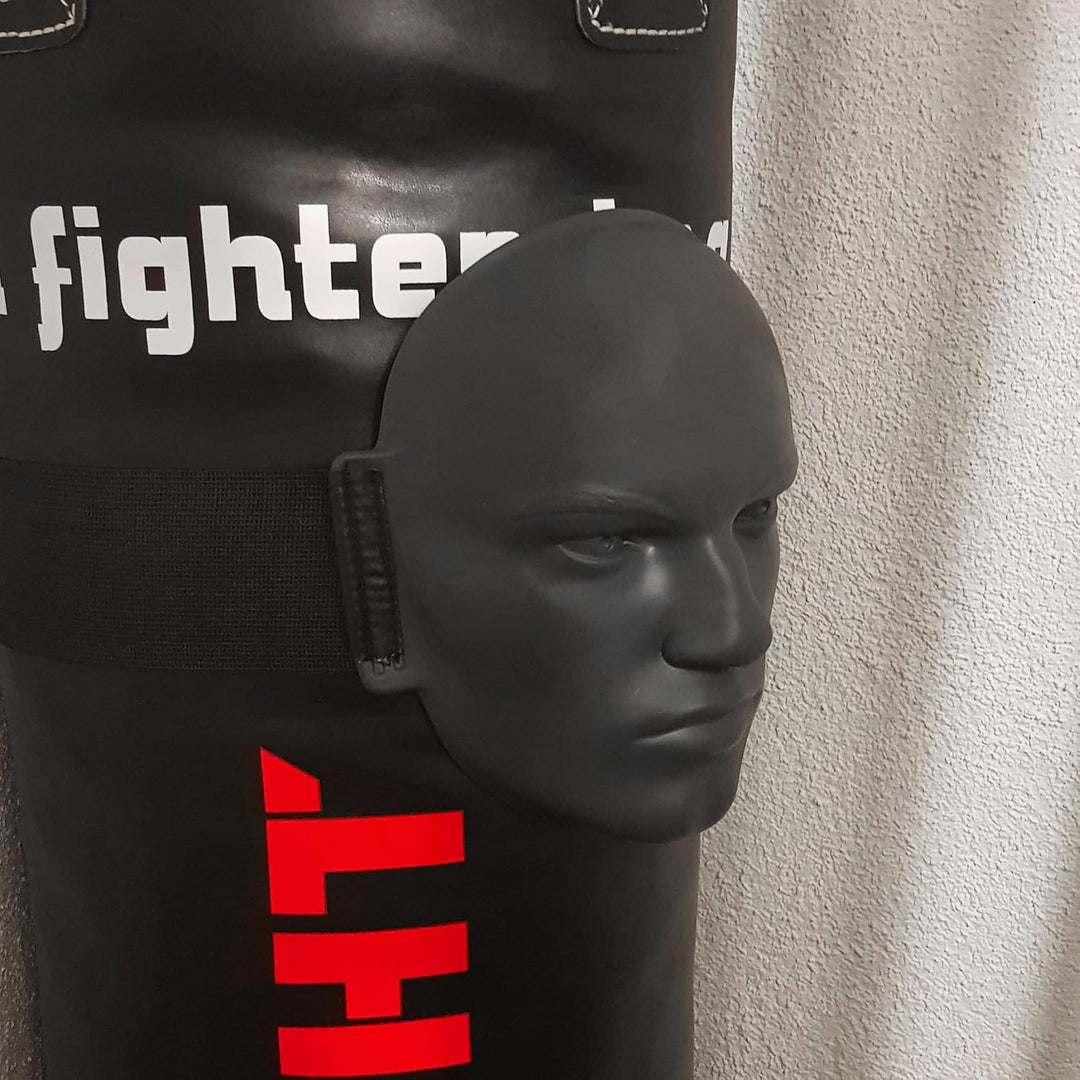 FOX-FIGHT Box Dummy Target Face | Boxdummy Kopf mit Klettverschluss elastisches Band | für Standboxs