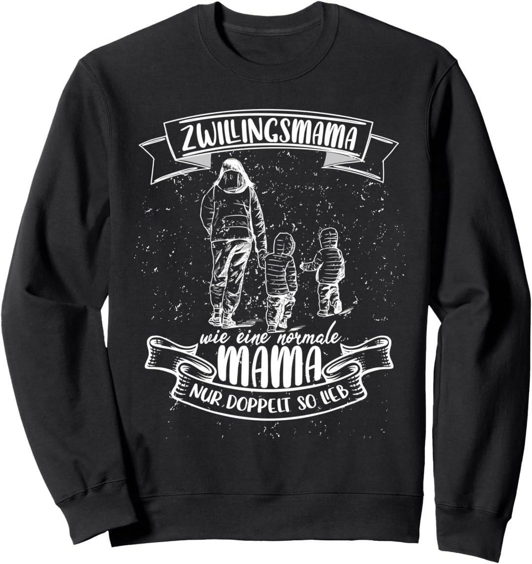 Mama von Zwillingen Babyparty Twins Zwillingsmama Zwillinge Sweatshirt