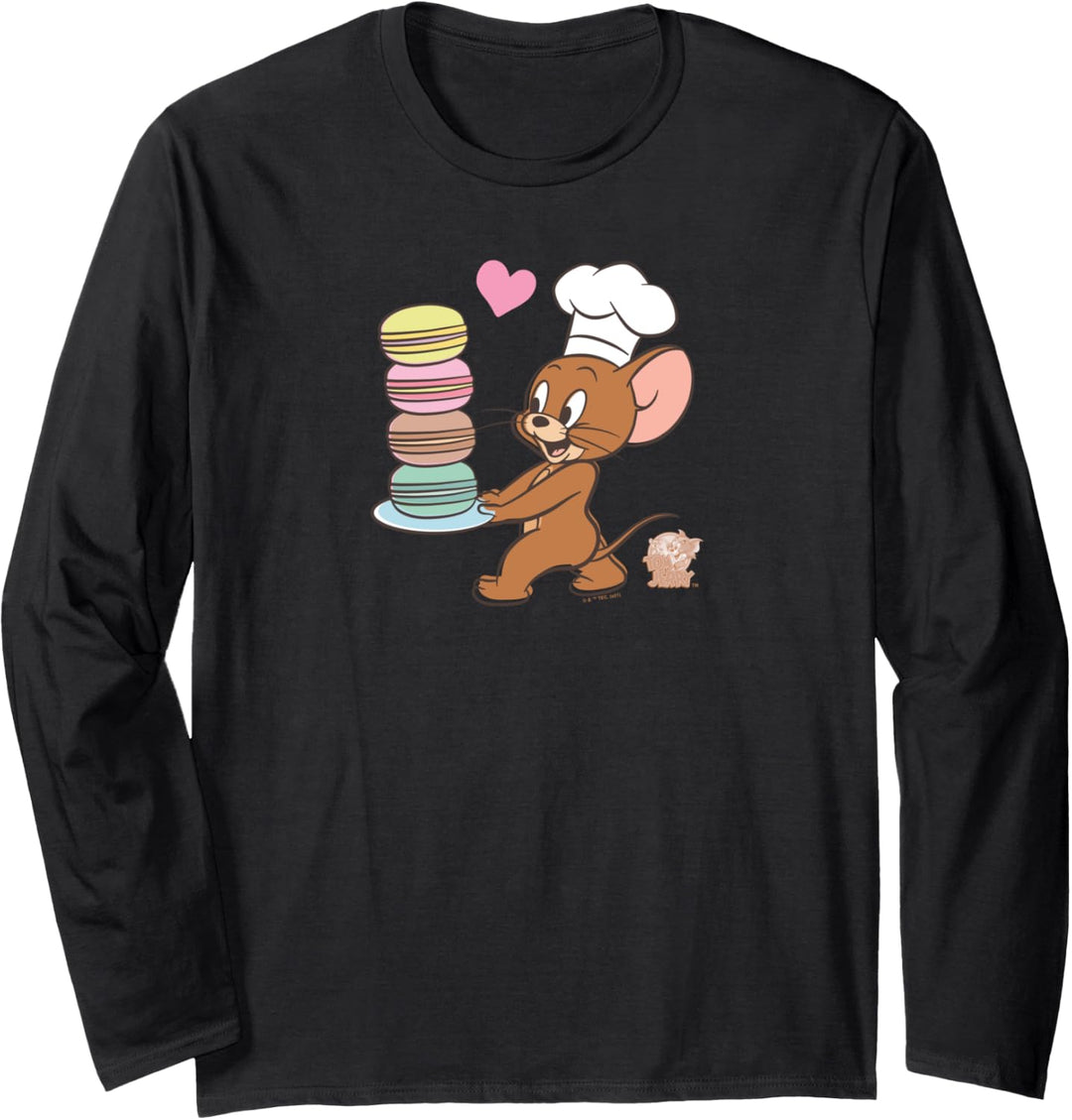 Tom and Jerry Macaron Love Langarmshirt