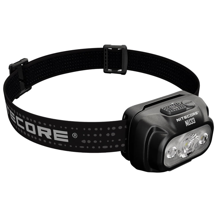 Nitecore Stirnlampe NU33, USB-C-aufladbare LED Kopflampe, 700 Lumen, 135 Meter Leuchtweite, Rotlicht