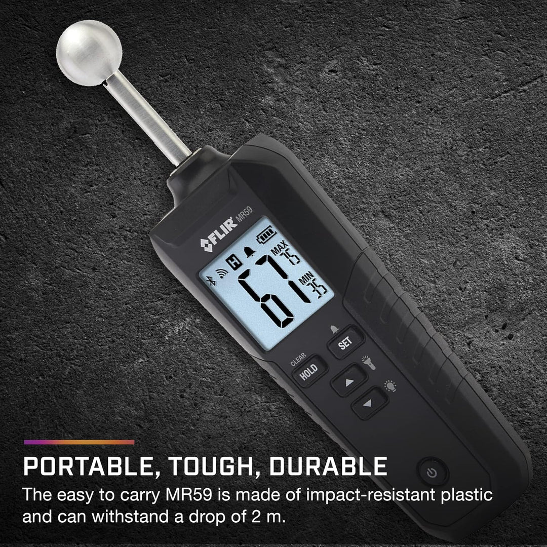 FLIR MR59 Ball Probe Moisture Meter with Bluetooth, MR59