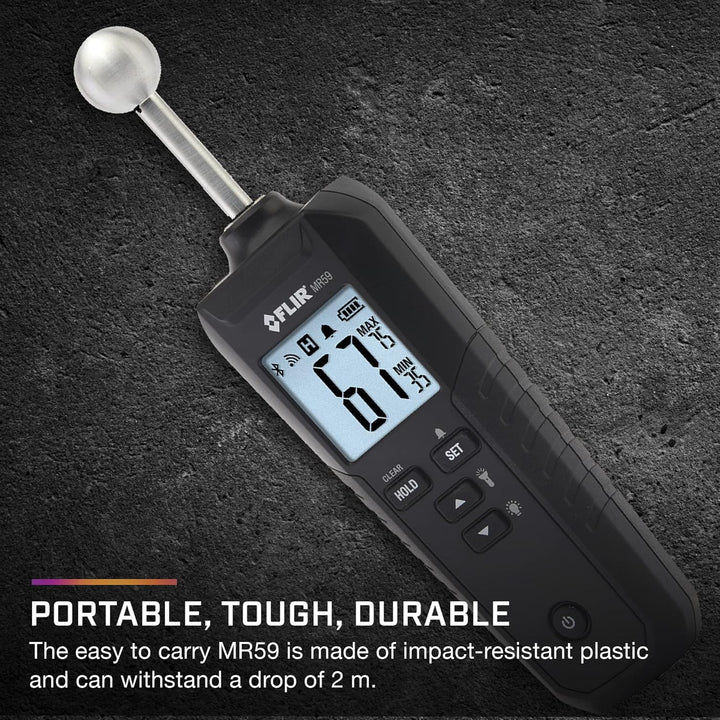 FLIR MR59 Ball Probe Moisture Meter with Bluetooth, MR59