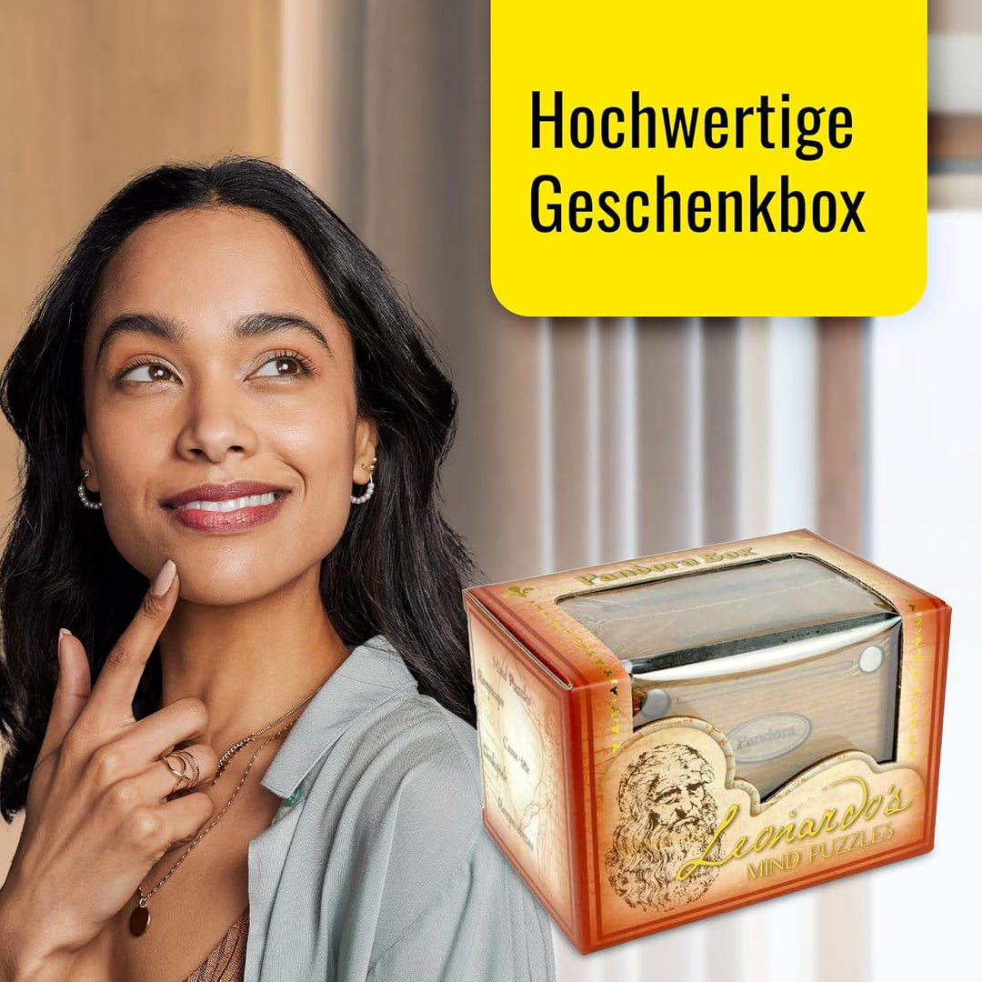 Logica Spiele Art. Pandora Box - Geheimschachtel - Schwierigkeit 5/6 Unglaublich - Geschenkbox - Den