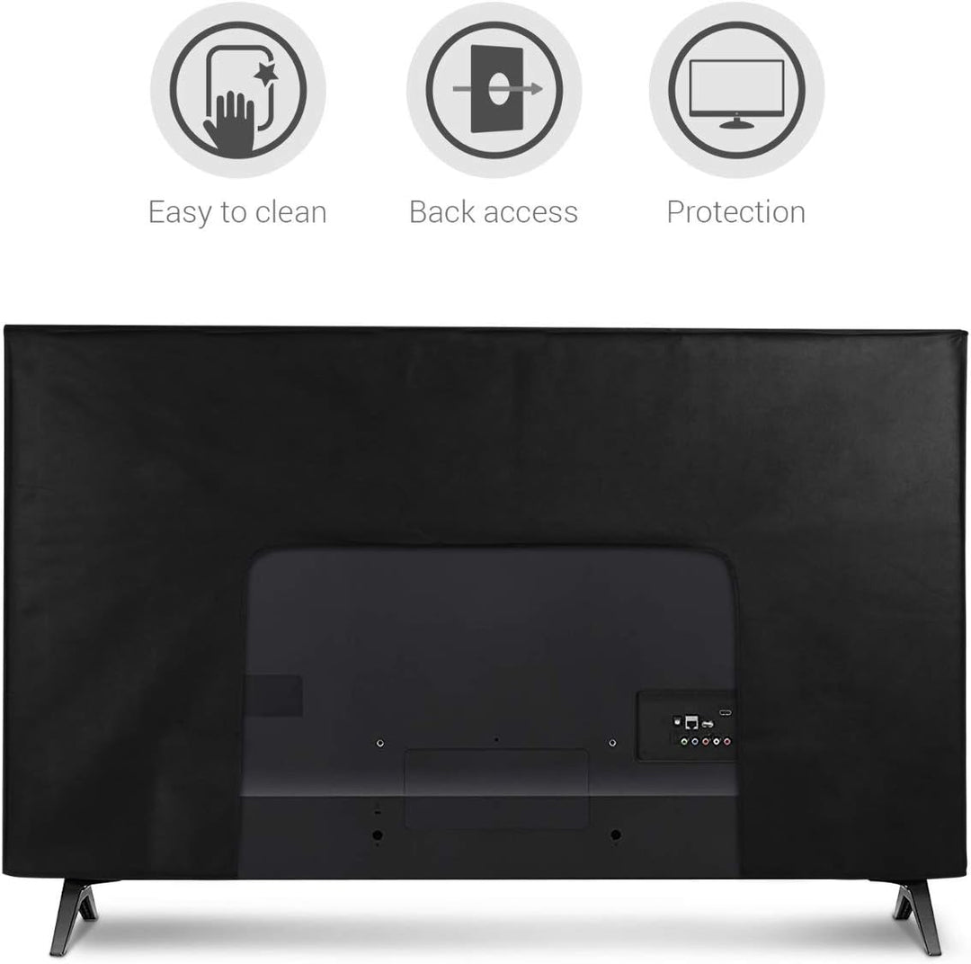 kwmobile 55" TV Hülle - Indoor Fernseher Bildschirmschutz Abdeckung - TV Bildschirm Staubschutzhülle