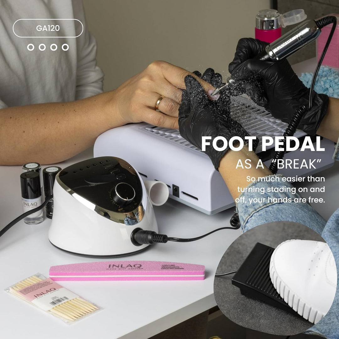 Nagelfräser für Gelnägel | Nail Drill 65W | Elektrische Nagelfeile | Maniküre Pediküre Set Elektrisc