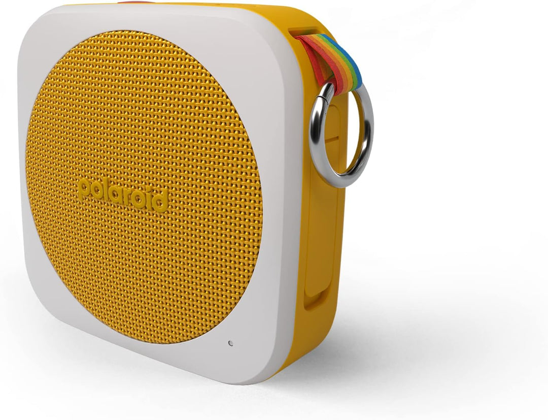 Polaroid P1 Music Player (Yellow) - Super Portable Wireless Bluetooth Speaker Rechargeable with IPX5