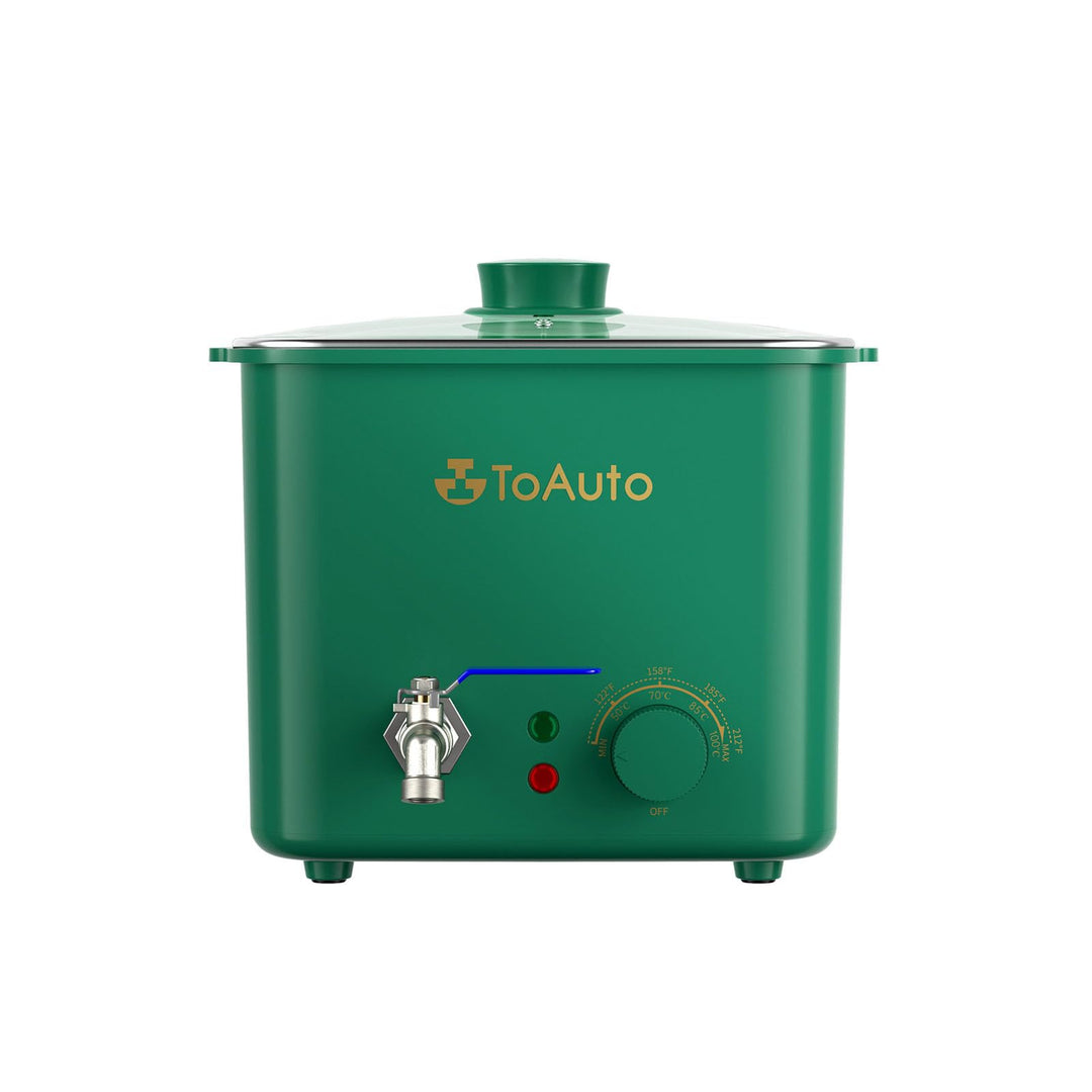 TOAUTO 4Qts Green Wax Melter für Kerzenherstellung - Elektrische Kerze Wachs Schmelzen Topf mit Quic