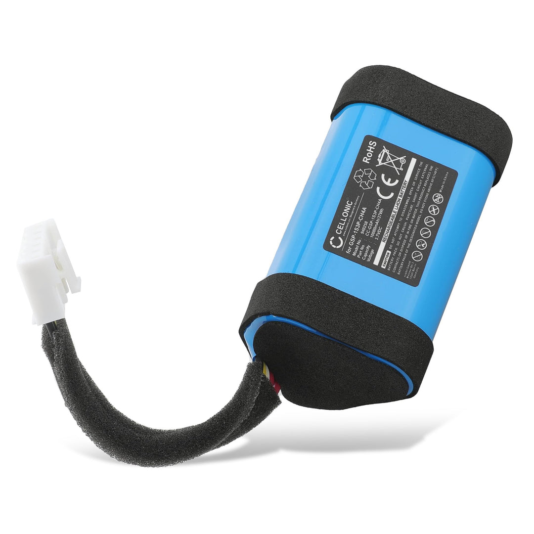 CELLONIC, Lautsprecherakku kompatibel mit JBL Charge 5, Charge 4Q (10000mAh, 3.7V) Ersatzakku GSP-1S
