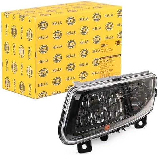 HELLA 1ND 010 377-091 FF-Nebelscheinwerfer - links - für u.a. VW Polo (6R1, 6C1) - BlueGT, GTI, R-Li