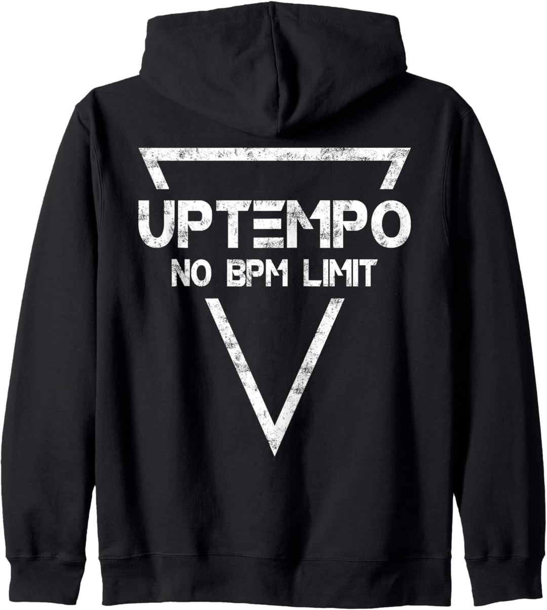 Uptempo Spruch 200 bpm - Speedcore Gabber festival Uptempo Kapuzenjacke