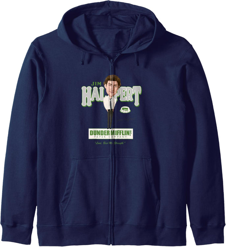 The Office Jim Halpert Karikatur Kapuzenjacke