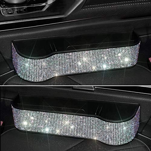 Autositz Aufbewahrungsbox,MoreChioce Bling Bling Glitzer Auto Seat Gap Organizer Multifunktionale Au