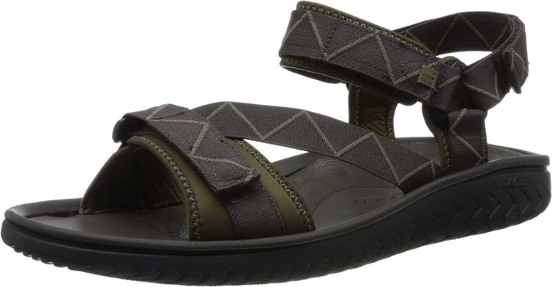 Clarks Herren Wesley Trail Sandal 41 EU Brown Combi, 41 EU Brown Combi