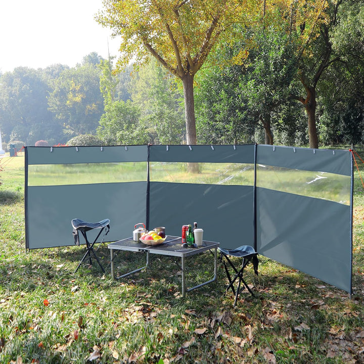 REDCAMP Windschutz für Camping, Heavy Duty Camping Sichtschutz Outdoor Caravan Privacy Shield mit To