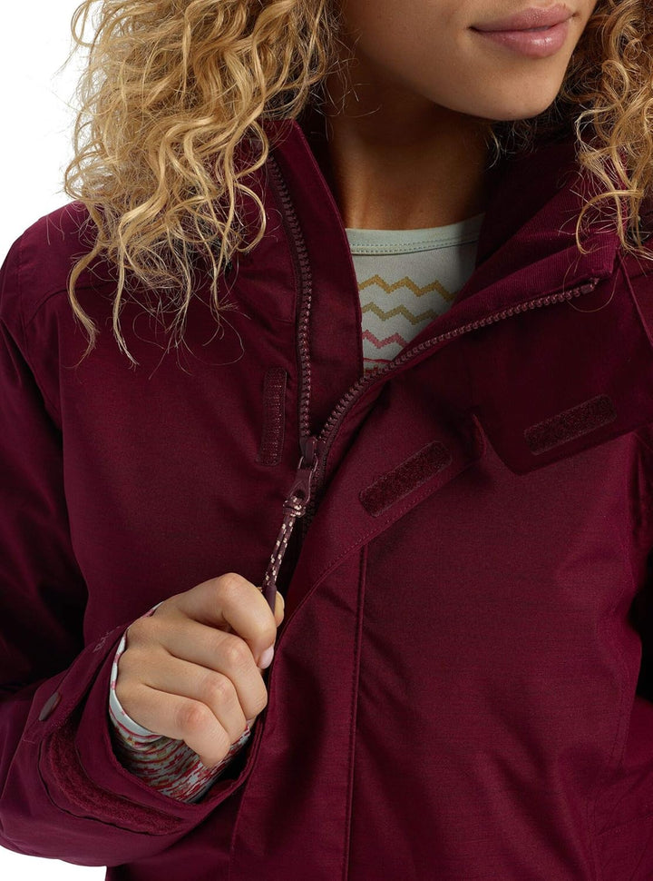 Burton Damen Jet Set Snowboard Jacke M Port Royal Heather, M Port Royal Heather