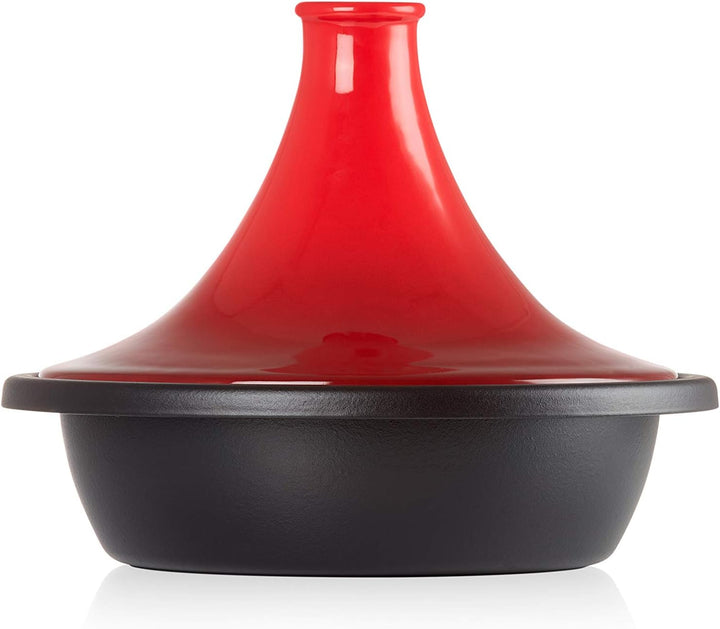 Le Creuset Gusseisen-Tagine, Rund, Ø 31 cm, Für alle Herdarten, Induktion und Backofen geeignet, Kir